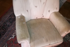 antikes Mohair-Sofa ursprünglich